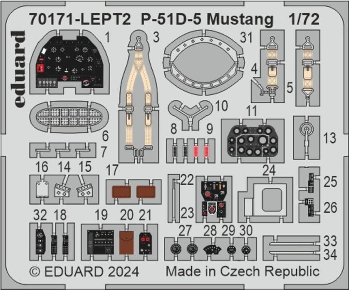 Image du produit Eduard P-51D-5 Mustang EDUARD-PROFIPACK