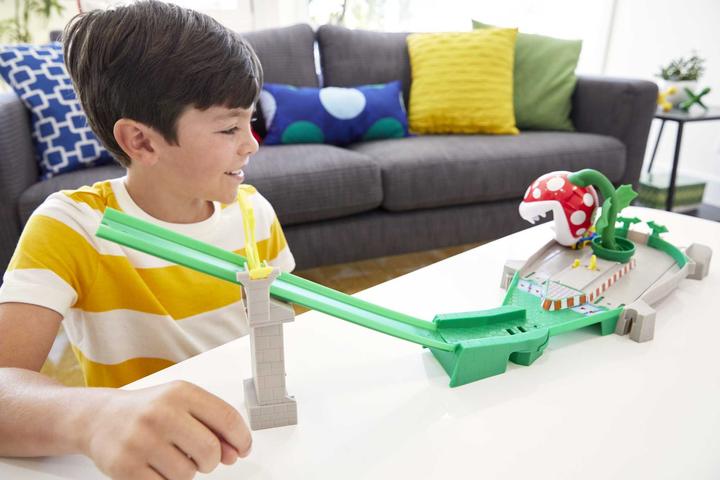 Produktbild Hot Wheels Mario Kart Piranha Plant Rennstrecke