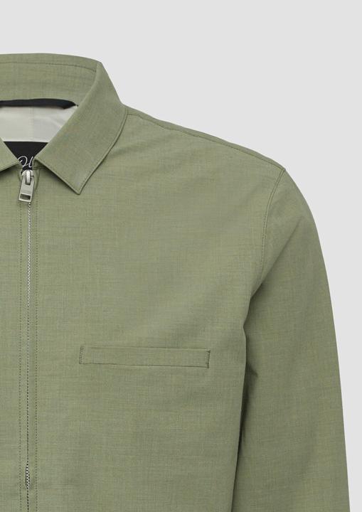 Actual product image S.Oliver Indoor-Jacke s.O PURE: Blouson-Jacke aus meliertem Stretch-Material (48)