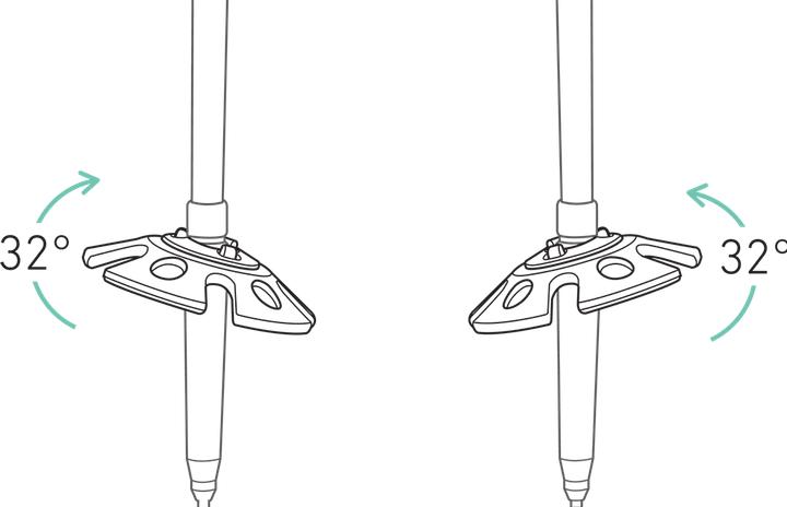 Produktbild Jones Flip-Lock Talon Pro Black Pole (105 - 135 cm)