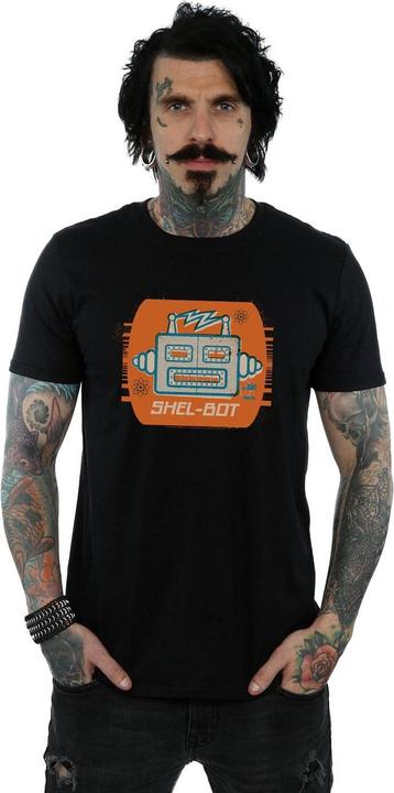 Actual product image Dam Mens Shel-Bot Icon T-Shirt (S)