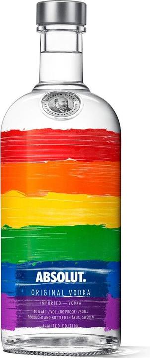 Image du produit Absolut Original Vodka Rainbow Edition (1 x 70 cl)