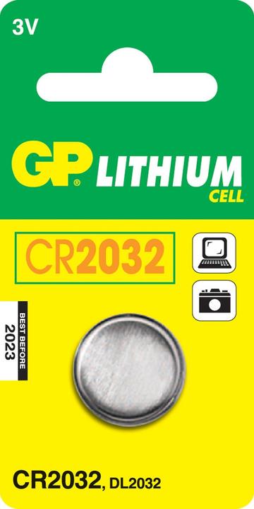 Productafbeelding GP Batteries Lithiumcel (1 Pcs., CR2032, 220 mAh)