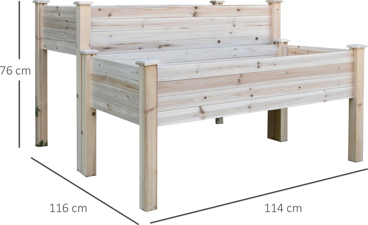 Produktbild Jamb Hochbeet 2 Etagen