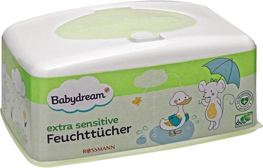 Produktbild Babydream Feuchttücher extra Sensitive Box, 80 Stück (80 Stück)