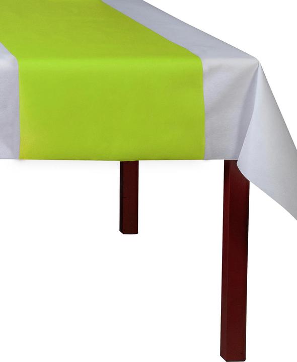 Image du produit PROnappe PRO nappe Tischläufer Tête-à-tête 40 cm x 4.8 m, Grüngelb (40 x 480 cm)
