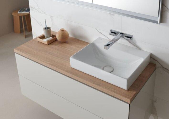 Produktbild Geberit ONE Waschtischplatte, Ausschnitt rechts, 105x3x47 cm, 505.324.00.