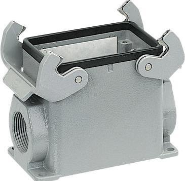 Image du produit Harting Boîtier de socle HAN 10 B 2xM25, version haute, avec 2 consoles