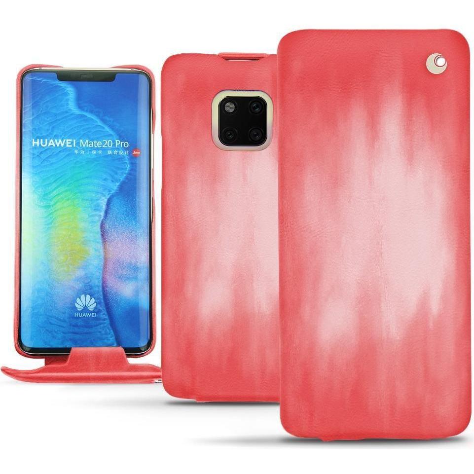 Thumbnail - Noreve Lederschutzhülle vertikal (Huawei Mate 20 Pro), Smartphone Hülle, Rosa