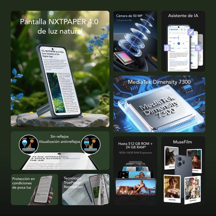 Image du produit TCL SMP. 70PRO NXT 256 BLU (256 Go, Bleu stellaire, 6.90", 5G)