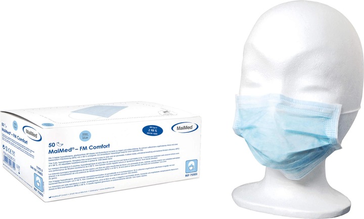 Actual product image No Name FM Comfort 75503 Mouth and nose protector 50 pcs. (Type II, 50 x)