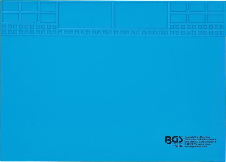 Produktbild BGS Silikon-Arbeitsmatte | magnetisch | 350 x 245 x 3 mm