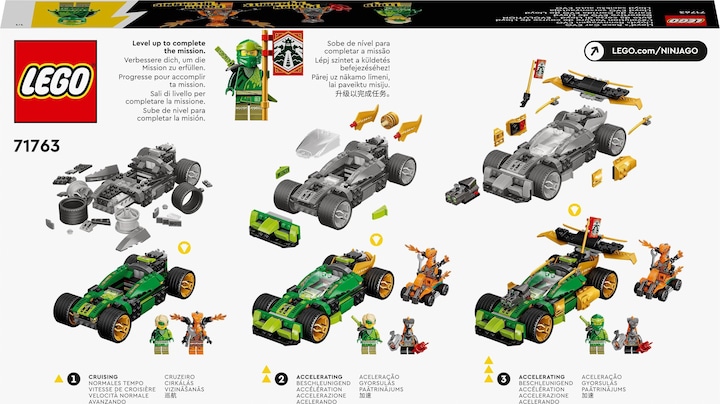 Actual product image LEGO Lloyds race car EVO (71763, LEGO Ninjago)