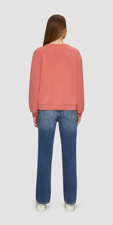 Produktbild s.Oliver Sweatshirt Scuba-Sweatshirt mit V-Ausschnitt (48)