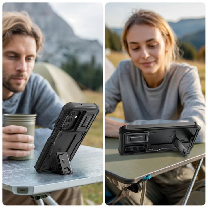 Actual product image Tech-Protect KEVLAR CAM+ GALAXY A17 4G / 5G SCHWARZ (Oppo A17 4G)