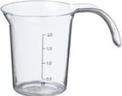 Produktbild Plast team Messbecher "Palermo", 1,0 Liter, transparent (1000 ml)
