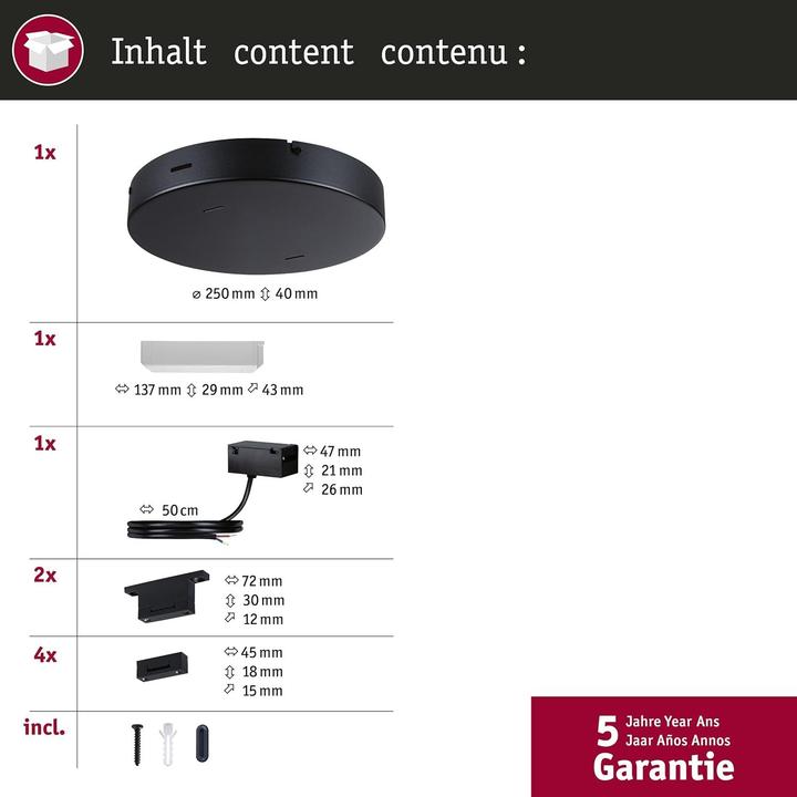 Actual product image Paulmann Gurt-System ULine Installationsset