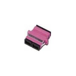 Thumbnail - Digitus SC / SC Duplex Coupler, OM4, Farbe pink (Netzwerk Kupplung), Netzwerk Zubehör