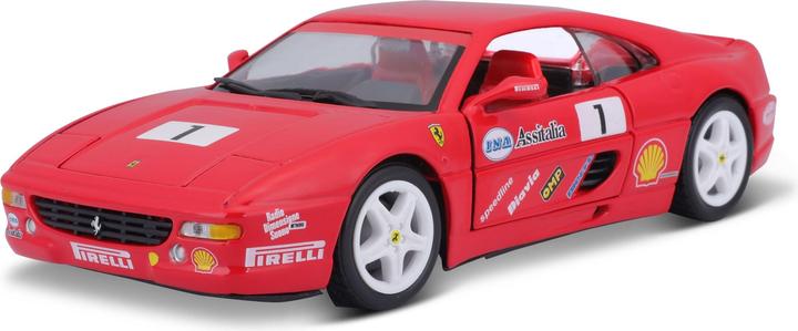 Actual product image Bburago Ferrari R&P F355 Challenge Racing 1/24 red