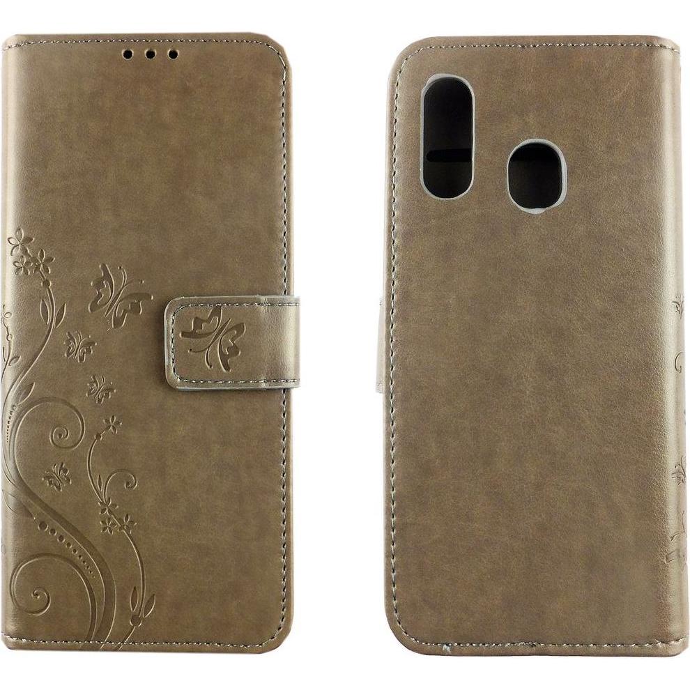 König Design Hülle Handy Schutz für Samsung Galaxy A40 Case Cover Tasche Wallet Etui Bumper (Samsung Galaxy A40), Smartp...