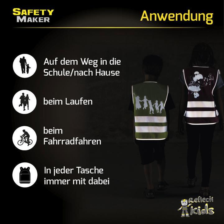 Produktbild SafetyMaker Sicherheitsweste Ballett Doll 3-6 Jahre EN1 pink (One Size)