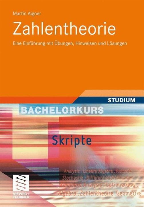 Produktbild Zahlentheorie (Deutsch, Martin Aigner, 2011)