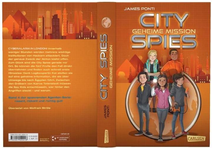 Produktbild City Spies 4: Geheime Mission (Deutsch, James Ponti, 2023)
