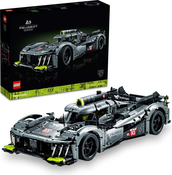 Produktbild LEGO Peugeot 9X8 24H Le Mans Hybrid Hypercar (42156, LEGO Technic)