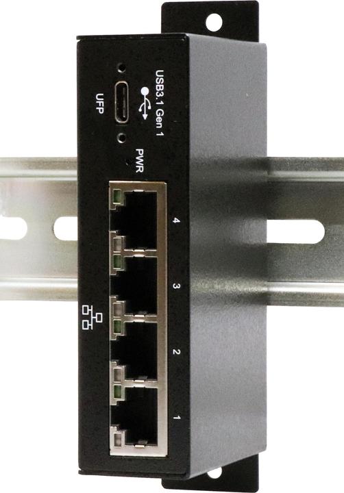 Productafbeelding Exsys EX-1330M, 4x Ethernet USB 3.0/3.1 (USB 3.0, RJ45 (4x))