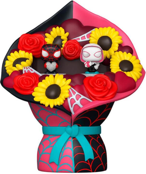 Actual product image Funko BITTY POP Bouquet Spider-Man Miles Morales & Gwen
