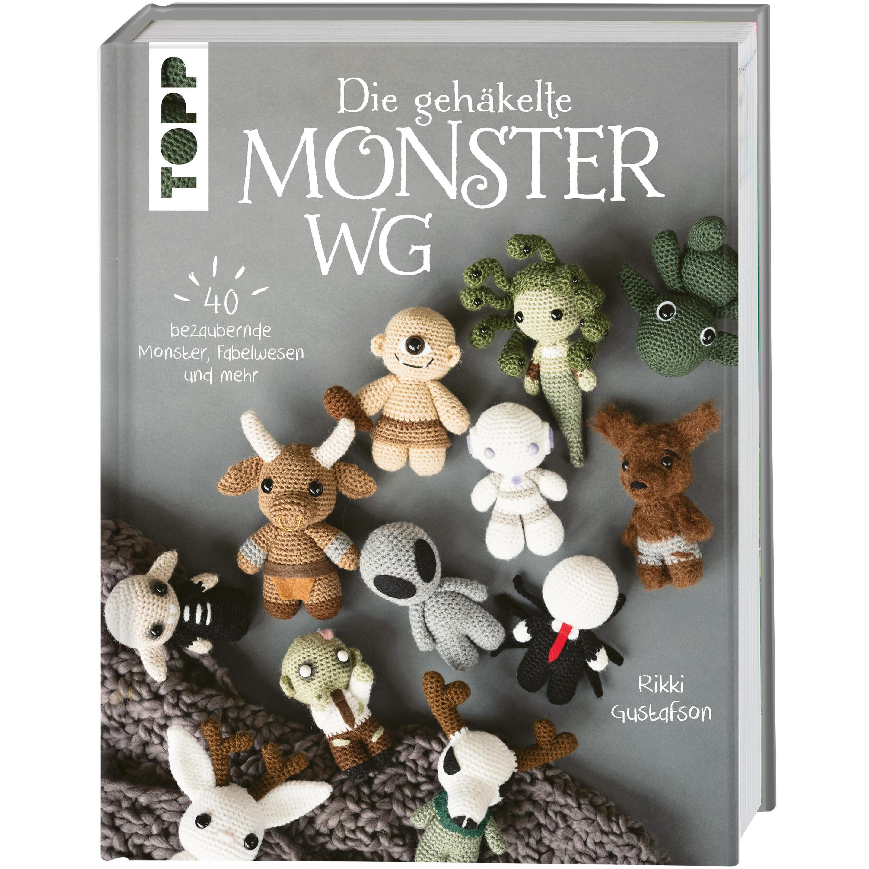 Thumbnail - Die gehäkelte Monster WG, Ratgeber von Rikki Gustafson, Wiebke Krabbe