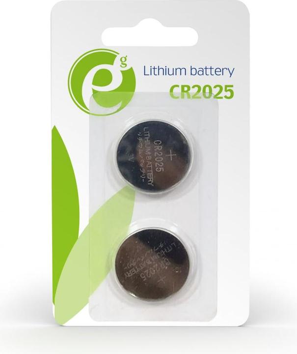 Immagine prodotto Gembird EC-BA-CR2025-01 Batteria domestica Batteria al litio usa e getta (2 pz., CR2025, 160 mAh)