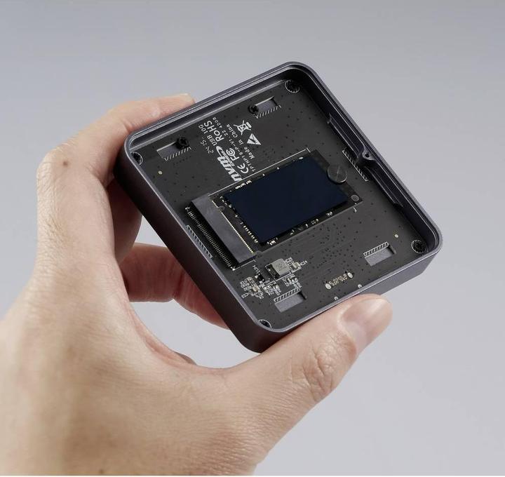 Actual product image Renkforce RF-M2E-300 M.2-Festplatten-Gehäuse USB-C® (USB 3.2 Gen 2) 10 GBit/s US (M.2)