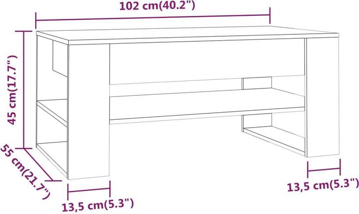 Image du produit vidaXL Couchtisch