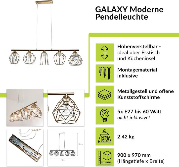 Immagine prodotto Licht-Erlebnisse Galaxy (E27)