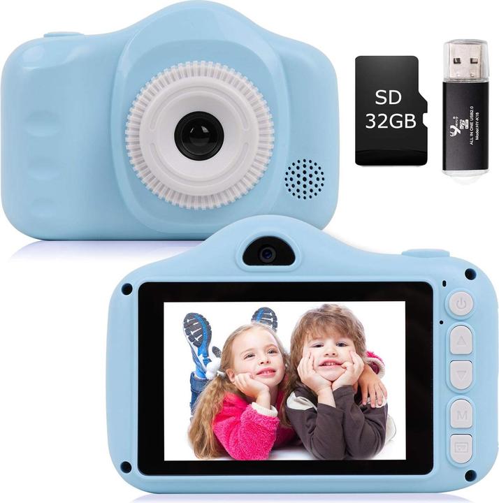 Actual product image Yunke Kids Digital Camera (Blue)