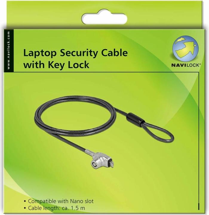 Actual product image Delock Security lock with key for nano slot