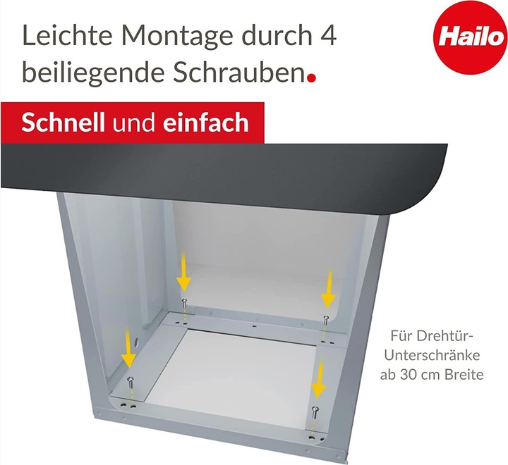 Image du produit Hailo EcoLine Design Trio L système encastrable (3x 10l) (3 l)