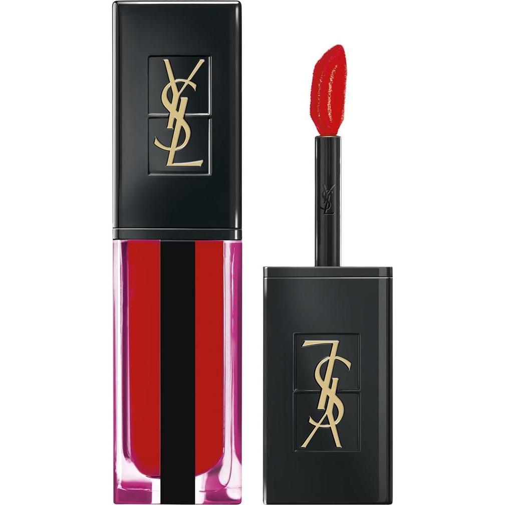 Thumbnail - Yves Saint Laurent, Lippenstift + Lipgloss, Vernis à Lèvres Water Stain Wet Vermilion 618 (618 Wet Vermilion)
