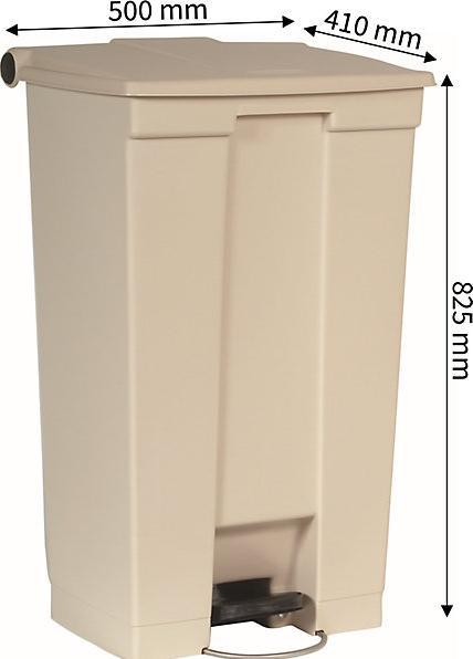 Immagine prodotto Vepa Bins Contenitore a pedale per l'industria, capacità 87 l, con rullo cilindrico (87 l)