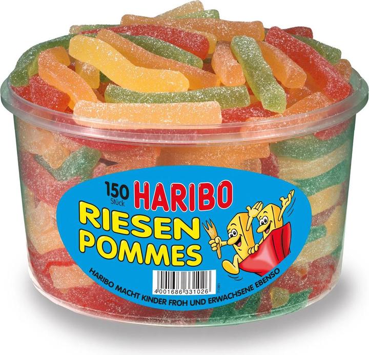 Image du produit Haribo Riesen-Pommes (150 pcs, 1200 g)