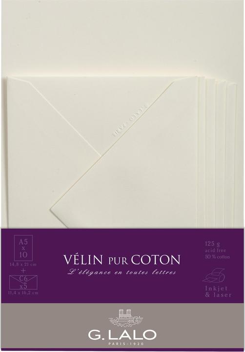 Image du produit G. Lalo Set Karten und Umschläge (A5, 1 x)