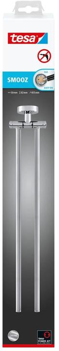 Produktbild tesa SMOOZ Handtuchhalter zweiarmig inkl. Klebelösung ohne Bohren