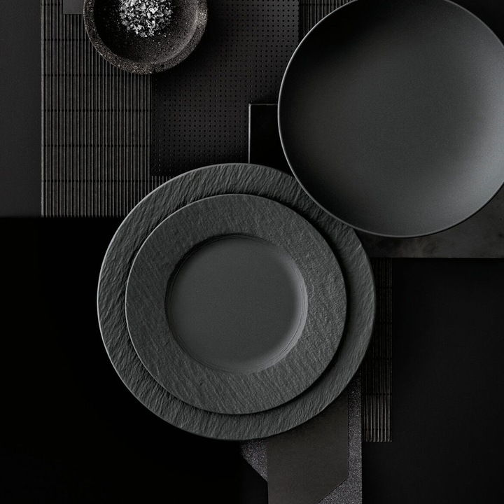 Immagine prodotto Villeroy & Boch Frühstücksteller Manufacture Rock (1 x, 22 cm)