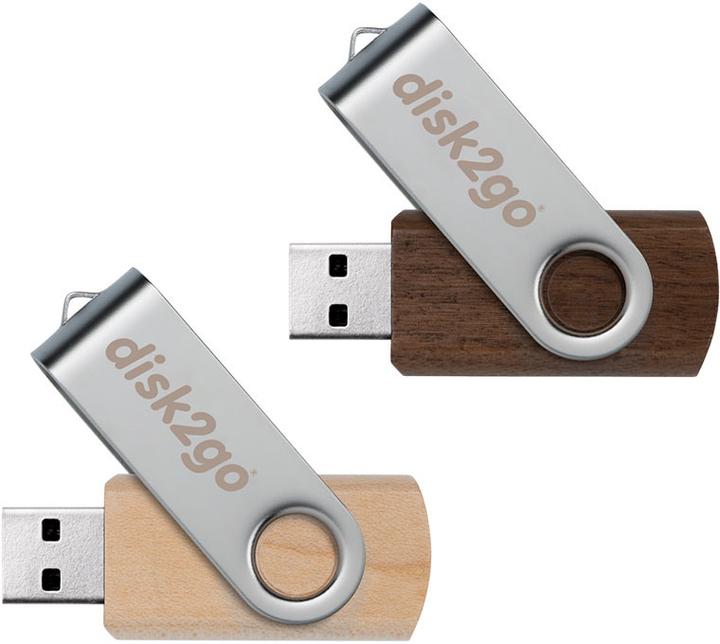 Image du produit Disk2go WOOD - Clé USB (16 Go, USB-A)