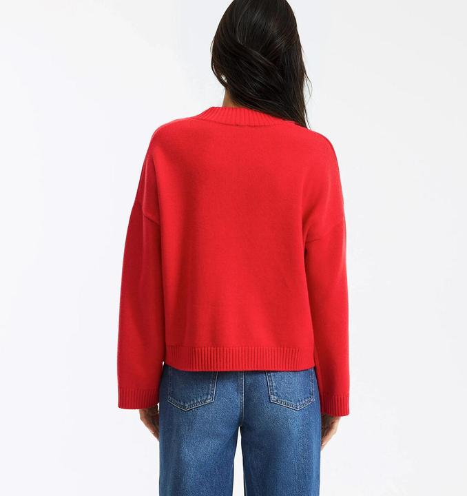 Produktbild La Redoute Collections Pullover mit V-Ausschnitt (L)