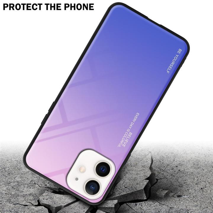 Actual product image Cadorabo TPU 2 colors glass cover (Apple iPhone 12 mini)
