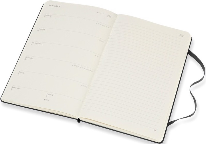 Image du produit Moleskine Smart Writing Calender (De part et d'autre, Couverture rigide, Allemand)