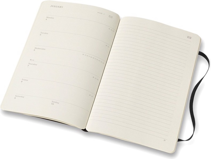 Image du produit Moleskine Smart Writing Calender (De part et d'autre, Couverture rigide, Allemand)