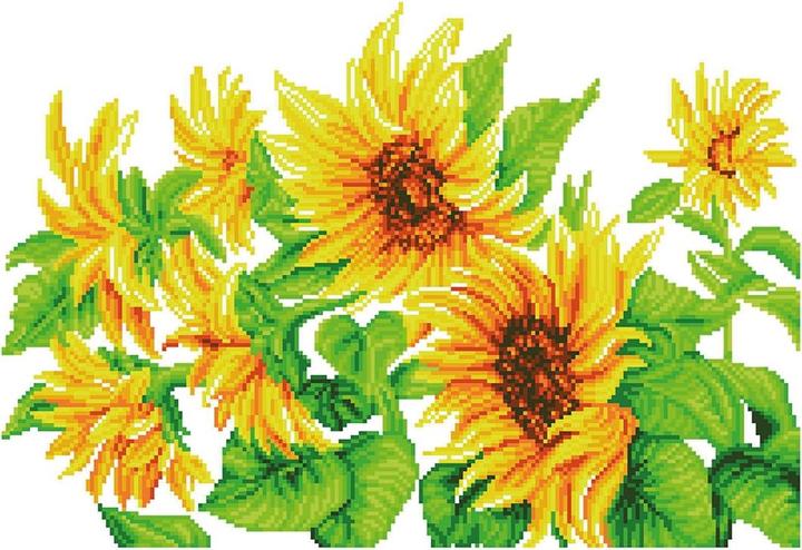 Productafbeelding Diamond Dotz Diamond-schilderij zonnebloemveld